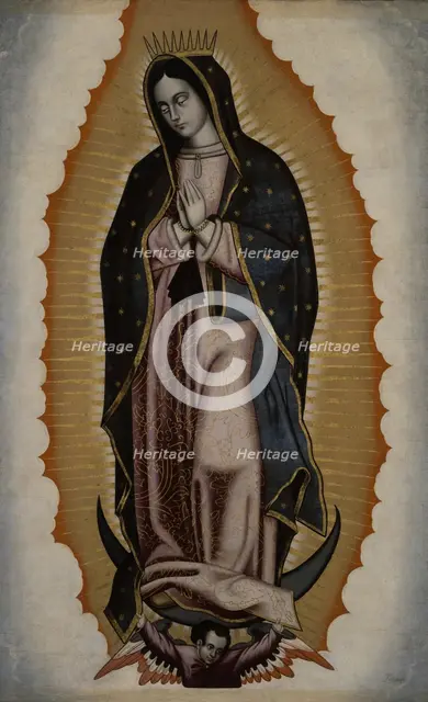 The Virgin of Guadalupe, 17th century. Creator: Luis de Texeda.