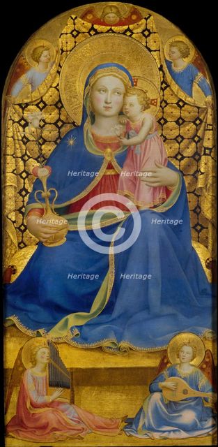 The Virgin of Humility. Artist: Angelico, Fra Giovanni, da Fiesole (ca. 1400-1455)