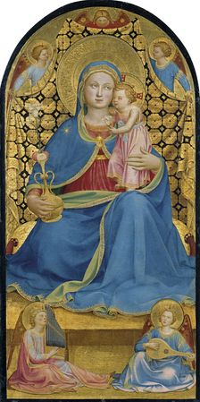 The Virgin of Humility (Madonna dell Umilitá), c. 1433-1434. Artist: Angelico, Fra Giovanni, da Fiesole (ca. 1400-1455)