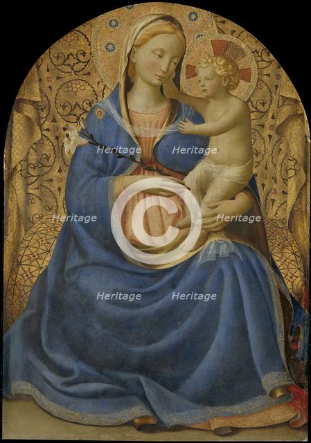The Virgin of Humility (Madonna dell' Umilitá), c. 1440. Artist: Angelico, Fra Giovanni, da Fiesole (ca. 1400-1455)