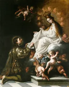 The Virgin of Mercy Appearing to Saint Peter Nolasco, 1682. Creator: Alonso del Arco