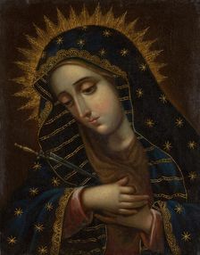 The Virgin of Sorrows, 18th century. Creator: Unknown