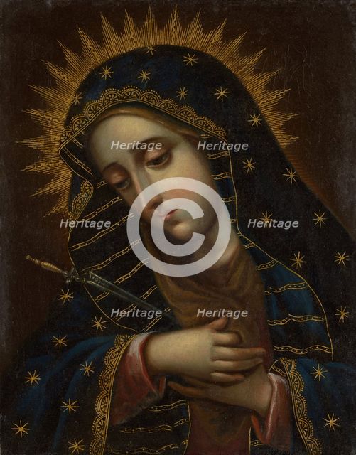 The Virgin of Sorrows, 18th century. Creator: Unknown.