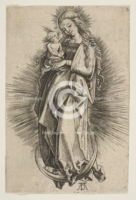 The Virgin on the Crescent (copy).n.d. Creator: Unknown.