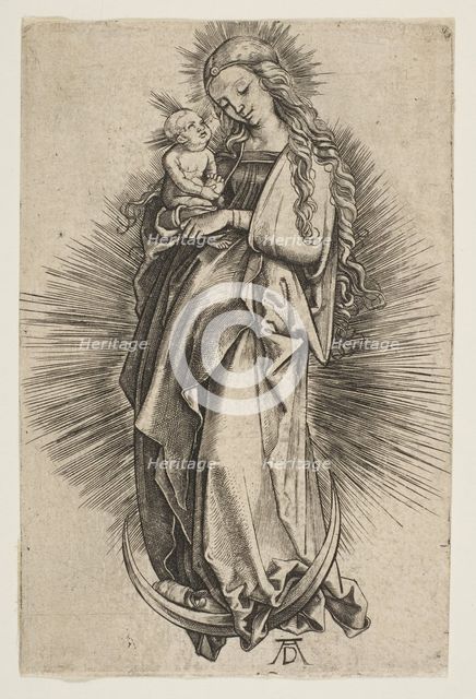 The Virgin on the Crescent (copy).n.d. Creator: Unknown.