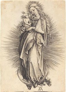 The Virgin on the Crescent, c. 1498/1499. Creator: Albrecht Durer