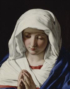 The Virgin praying. Creator: Giovanni Battista Salvi da Sassoferrato
