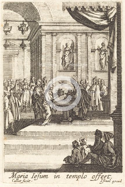 The Virgin Presents Jesus at the Temple, in or after 1630. Creator: Jacques Callot.