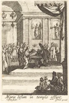 The Virgin Presents Jesus at the Temple, in or after 1630. Creator: Jacques Callot
