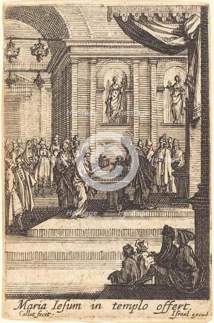 The Virgin Presents Jesus at the Temple, in or after 1630. Creator: Jacques Callot.