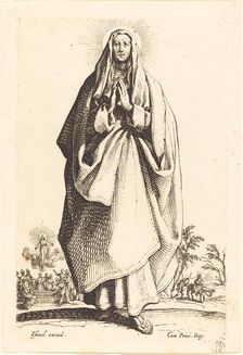 The Virgin, published 1631. Creator: Jacques Callot