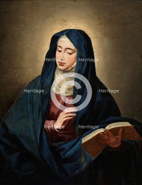 The Virgin Reading, 17th century. Creator: Diego Gonzalez de la Vega.