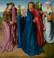The Virgin, Saint John and the Three Maries, 1480-1485. Creator: Gerard David