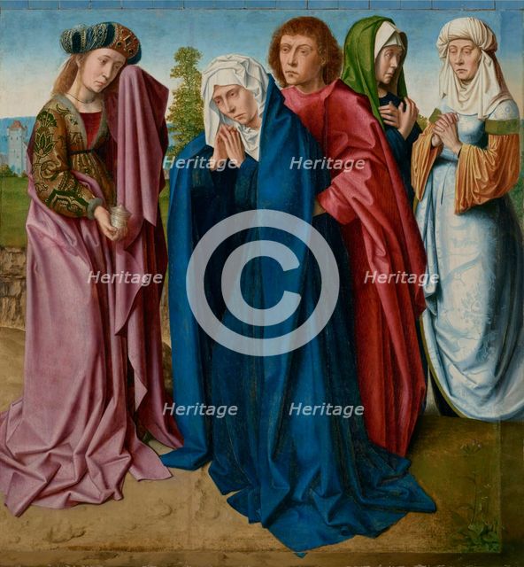 The Virgin, Saint John and the Three Maries, 1480-1485. Creator: Gerard David.