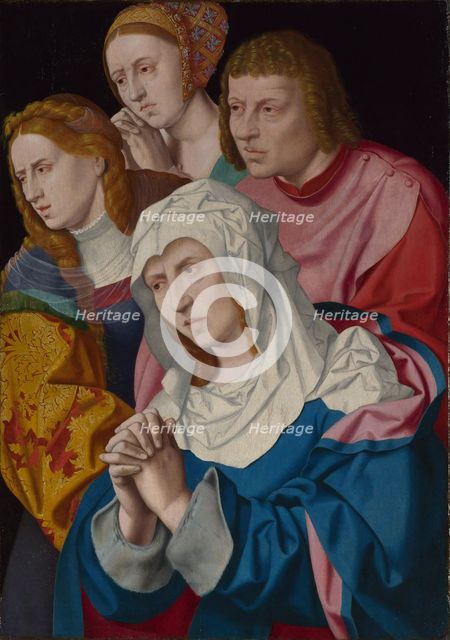 The Virgin, Saint John, Saint Mary Magdalene and a Holy Woman, c.1535. Artist: Bruyn, Bartholomaeus (Barthel), the Elder (1493-1555)