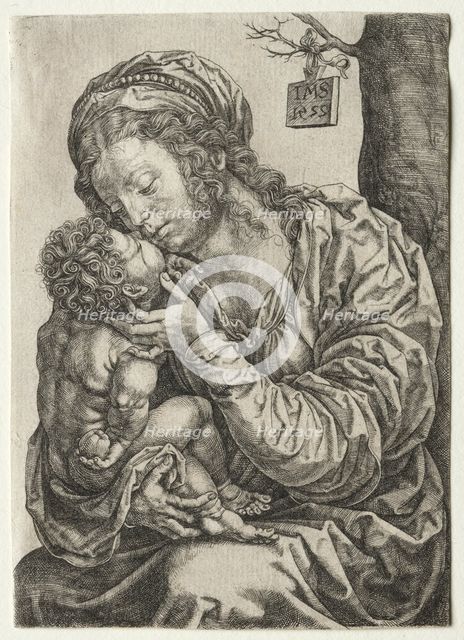 The Virgin Seated at the Foot of a Tree, 1522. Creator: Jan Gossaert (Flemish, c1475/78-1532).