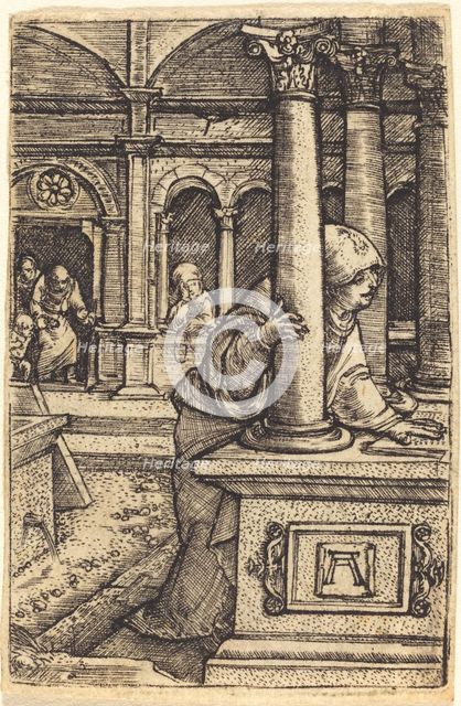 The Virgin Seeking Jesus in the Temple, c. 1519/1520. Creator: Albrecht Altdorfer.