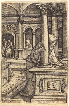The Virgin Seeking Jesus in the Temple, c. 1519/1520. Creator: Albrecht Altdorfer