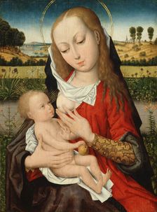 The Virgin suckling the Child