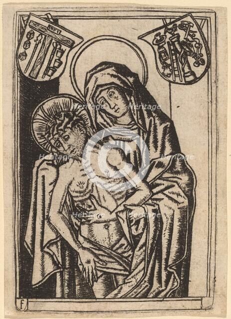 The Virgin Supporting the Body of Christ, c. 1490/1500. Creator: Master F.