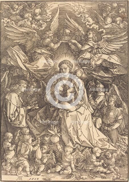 The Virgin Surrounded by Many Angels, 1518. Creator: Albrecht Durer.