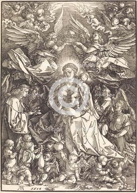 The Virgin Surrounded by Many Angels, 1518. Creator: Albrecht Durer.