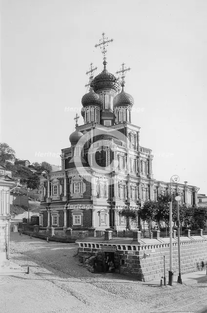 The Virgin's Nativity Church (Stroganov Church), Nizhny Novogorod, Russia, 1896.  Artist: Maxim Dmitriev