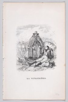 The Vivandière from The Complete Works of Béranger, 1836. Creator: Auguste Raffet