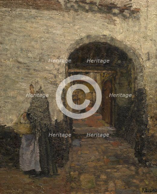 The Vlaaikensgang in Antwerp, c1900-1920s. Creator: Rene Bosiers.