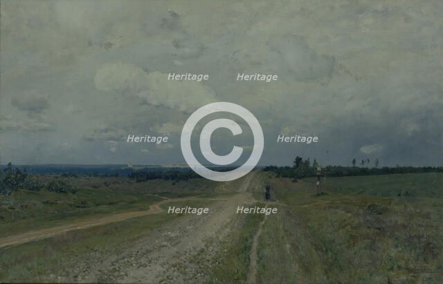 The Vladimirka Road, 1892. Artist: Levitan, Isaak Ilyich (1860-1900)