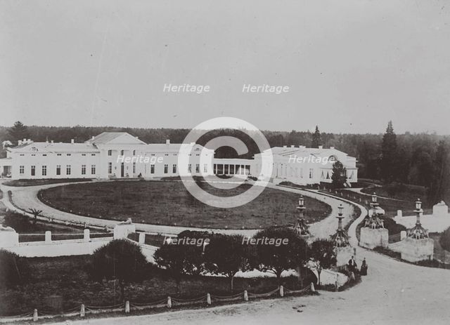 The Vlakhernskoye-Kuzminki estate of Prince Sergey Mikhaylovich Golitsyn, 1890s.