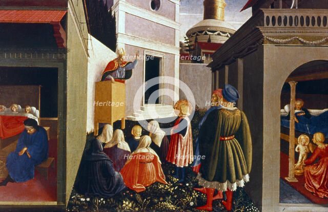 'The Vocation of St Nicholas', 1437. Artist: Fra Angelico