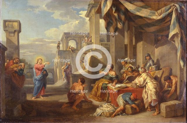 The Vocation of Saint Matthew, 1752. Artist: Panini, Giovanni Paolo (1691-1765)