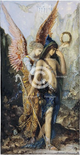 The Voices, c. 1880. Artist: Moreau, Gustave (1826-1898)