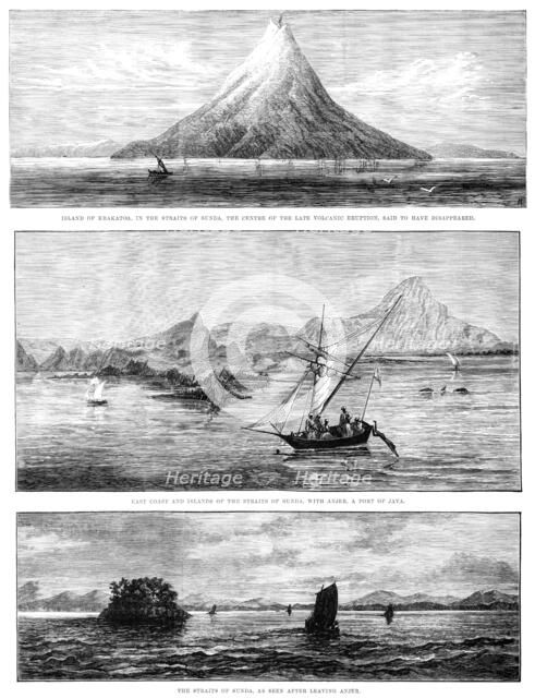 The Volcanic Eruption in the Straits of Sunda, 1883. Creator: Unknown.
