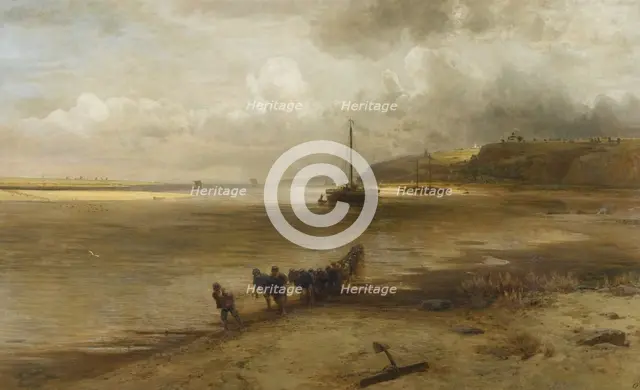 The Volga Near Yuryevets, 1870. Artist: Savrasov, Alexei Kondratyevich (1830-1897)