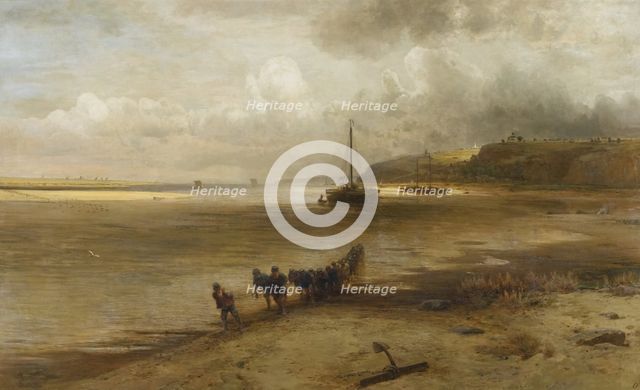 The Volga Near Yuryevets, 1870. Artist: Savrasov, Alexei Kondratyevich (1830-1897)