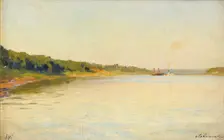 The Volga River Bank, 1889. Artist: Levitan, Isaak Ilyich (1860-1900)