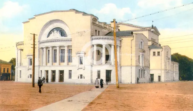 The Volkov Theatre, Yaroslavl, Russia, 1880s-1890s. Artist: Unknown