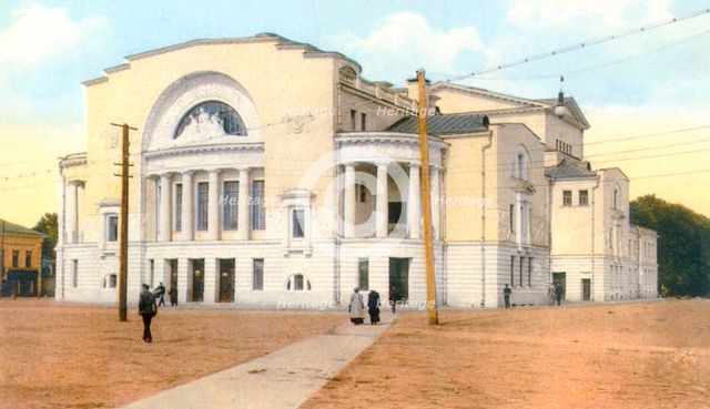 The Volkov Theatre, Yaroslavl, Russia, 1880s-1890s. Artist: Unknown