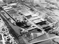 The Volkswagen factory at Wolfsburg, Germany, 1960s