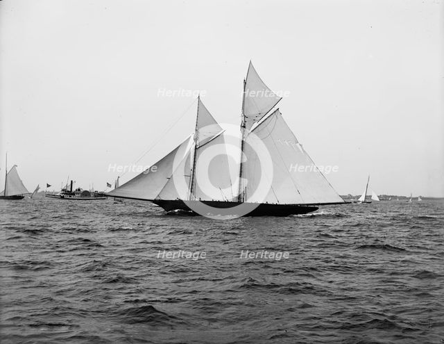The Volunteer, Goelet Cup Race, August 7, 1891, 1891 Aug 7. Creator: Unknown.