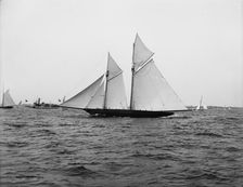 The Volunteer, Goelet Cup Race, August 7, 1891, 1891 Aug 7. Creator: Unknown