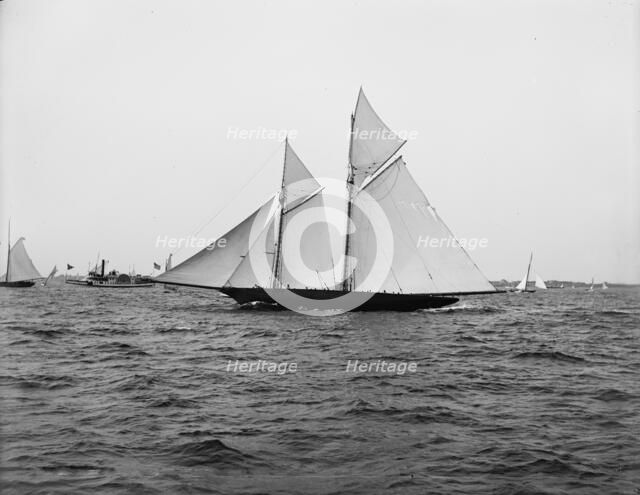 The Volunteer, Goelet Cup Race, August 7, 1891, 1891 Aug 7. Creator: Unknown.