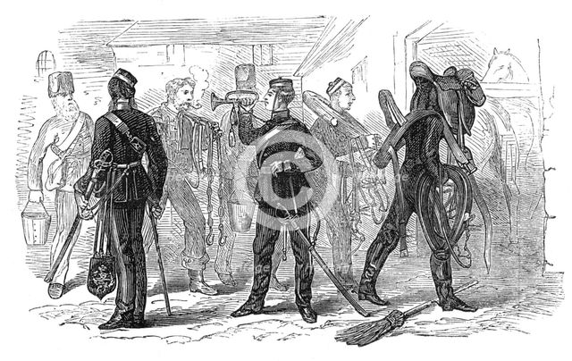 The Volunteer Review: boot and saddle, Saturday morning, 1871. Creator: Unknown.