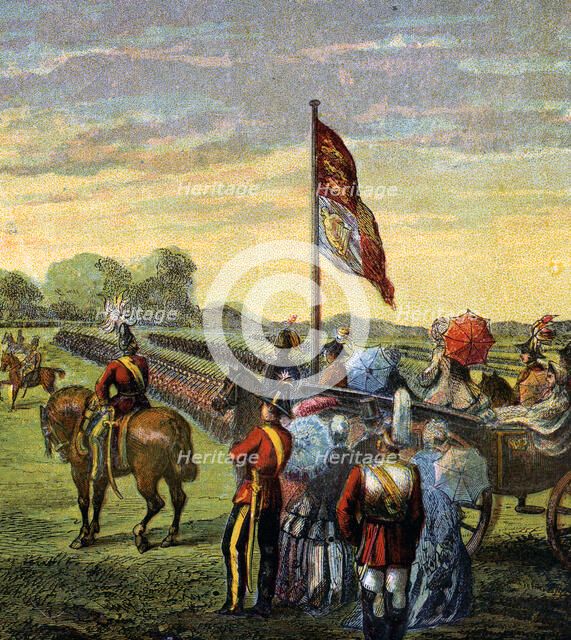 'The Volunteer Review', c1850s. Artist: Unknown