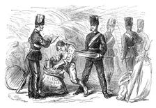 The Volunteer Review: serving out the feeds, 1871. Creator: Unknown