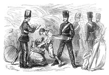 The Volunteer Review: serving out the feeds, 1871. Creator: Unknown