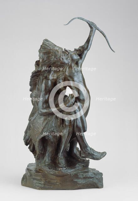 The Vow of Vengeance, 1894. Creator: Hermon Atkins MacNeil.