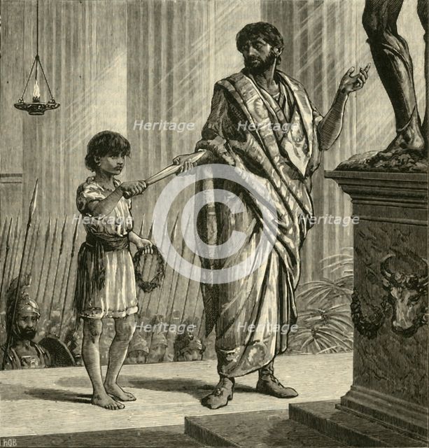 'The Vow of Hannibal', 1890.   Creator: Unknown.